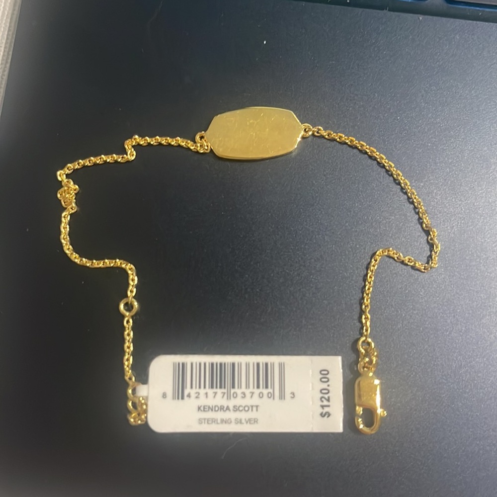 Elaina Delicate Chain Bracelet in 18k Gold Vermeil - Picture 4 of 5